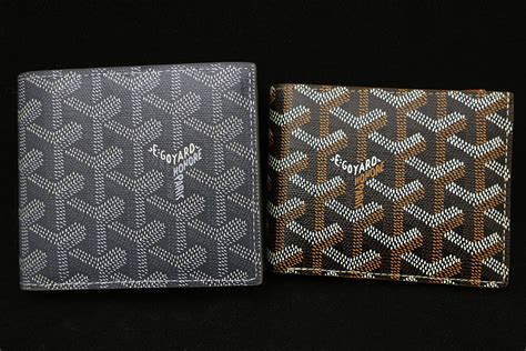 goyard wallet fake vs real|goyard replica wallet.